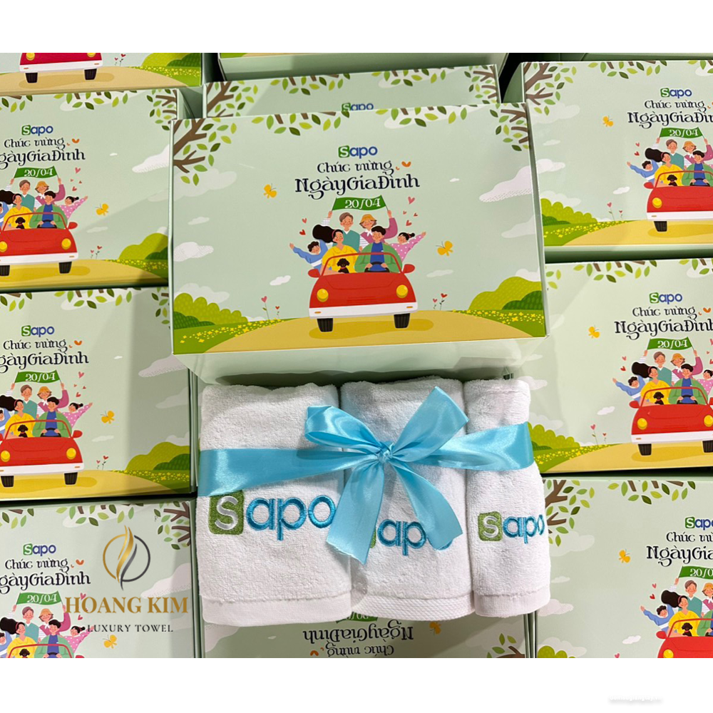 Bộ 3 Khăn Quà Tặng Sapo 